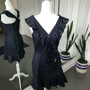 Parker size 4 chambray dress